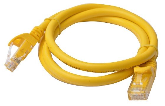 Cat 6a UTP Ethernet Cable Snagless 160 1m 100cm Ye-preview.jpg